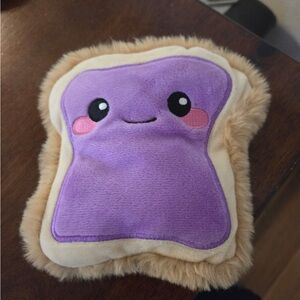 iscream play with your food toast plush jam cinnamon sugar kawaii